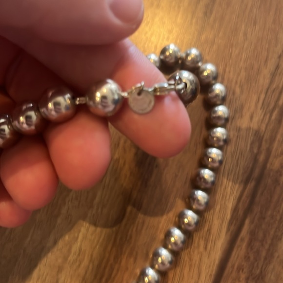 Tiffany silver ball necklace - Picture 3 of 3